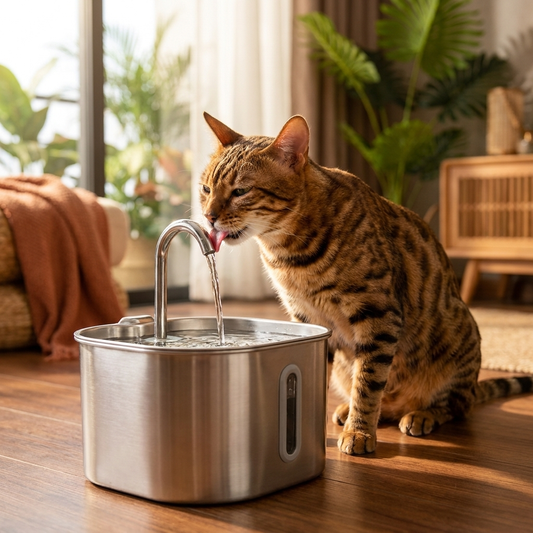 Cat fountain